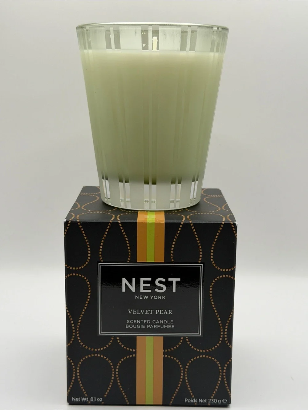 NEST New York Velvet Pear Bundle Lg. Candle (8.1 Oz.)+F/S Diffuser (5.9 Oz.) NIB